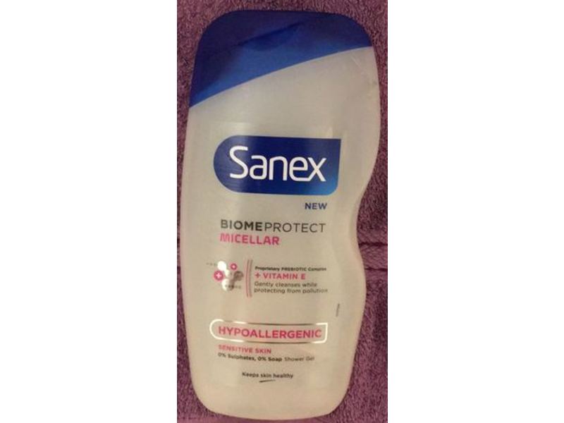 Sanex Biome Protect Micellar Shower Gel, Hypoallergenic, 515 mL
