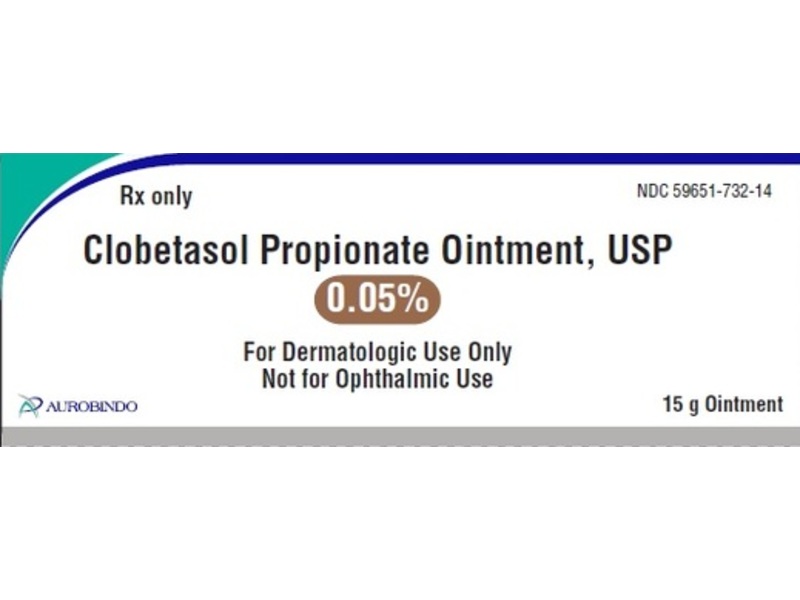 Clobetasol Propionate Ointment 0.05%, 30 g, Aurobindo (Rx)