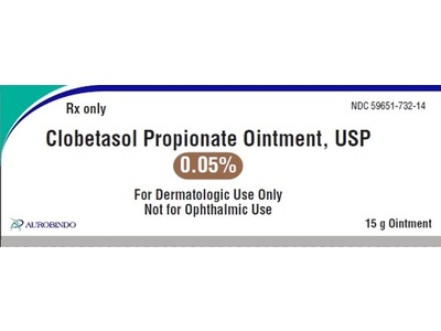 Clobetasol Propionate Ointment 0.05%, 30 g, Aurobindo (Rx)