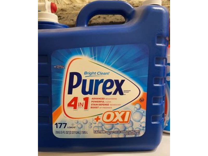 Purex Bright Clean 4 In 1 Advanced Powerful Stain Defense Boost, +Oxi, 177 Loads, 265.5 fl oz/7.85 L