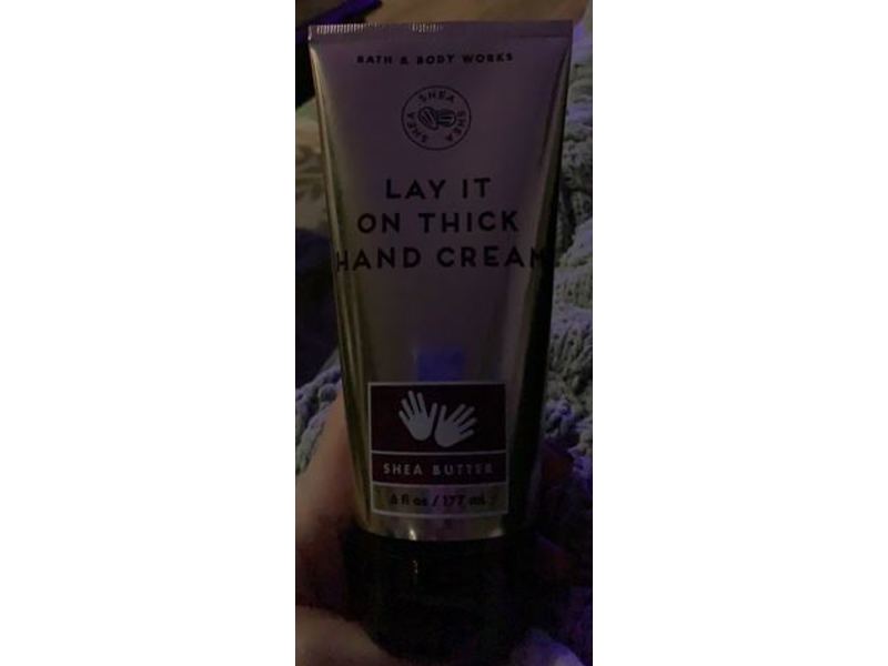 Bath & Body Works Hand Cream, Lay It On Thick, 6 fl oz/177 mL