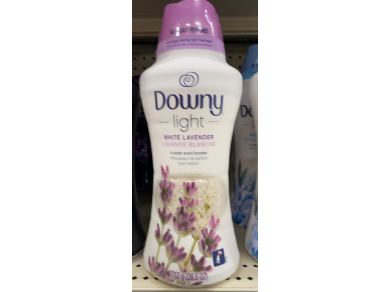 Downy Light Laundry In Wash Scent Booster, White Lavender, 26.5 oz/725 g