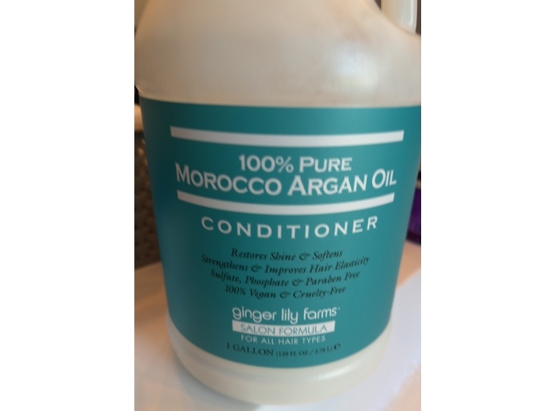 Ginger Lily Farms Conditioner, Morocco Argan Oil, 128 fl oz/3.78 L