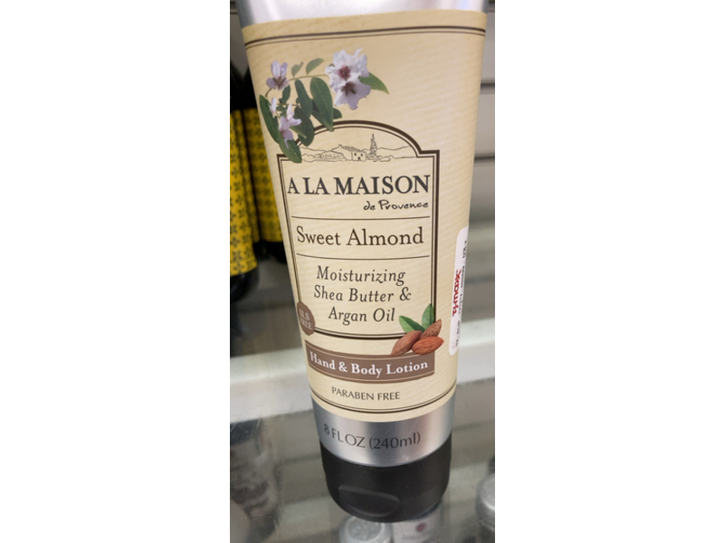 A La Maison De Provence Moisturizing Hand & Body Lotion, Sweet Almond, 8 fl oz/240 mL