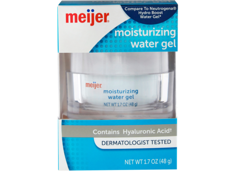 Meijer Moisturizing Water Gel, Hyaluronic Acid, 1.7 oz/48 g