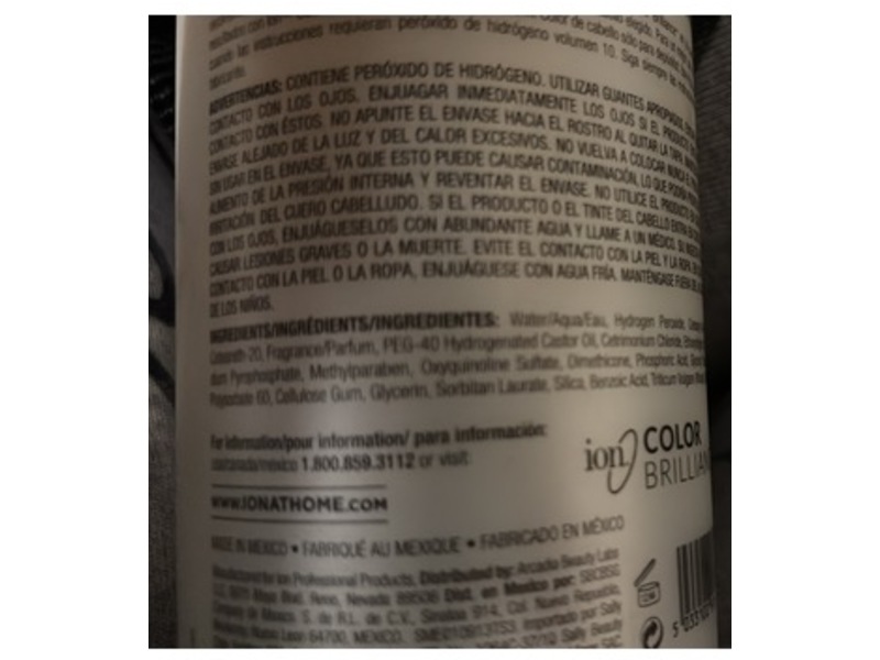 Ion Sensitive Scalp Creme Developer, 10 Vol, 32 fl oz/946 mL