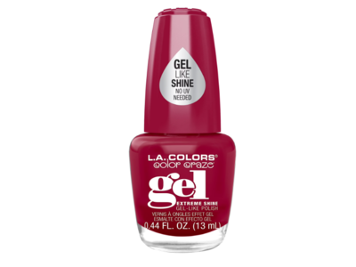 L.A. Colors Color Craze Extreme Shine Gel-Like Polish, Very Merry, 0.44 fl oz/13 mL