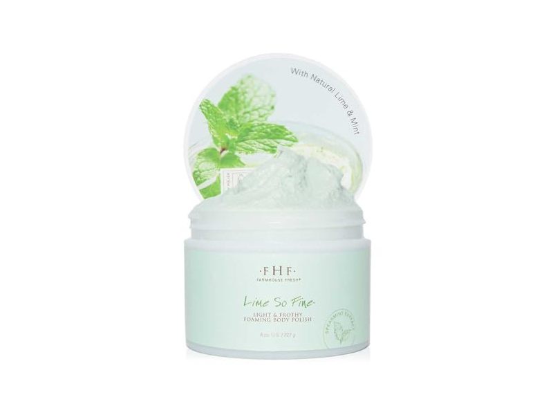Farmhouse Fresh Lime So Fine Light & Frothy Foaming Body Polish, 8 oz/227 g