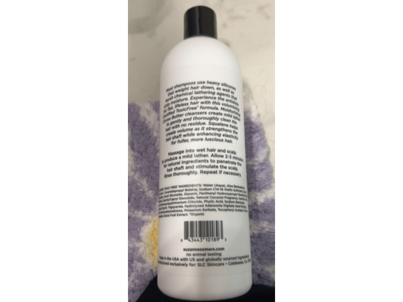 Suzanne Organics Volumizing Shampoo, 16 fl oz/480 mL