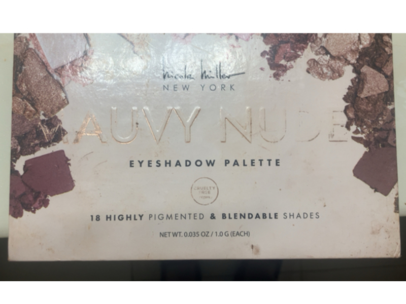 Nicole Miller Eyeshadow Palette, Mauvy Nudes, 0.35 oz/1 g