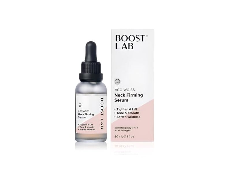 Boost Lab Edelweiss Neck Firming Serum, 1 fl oz/30 mL