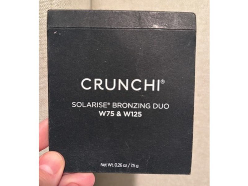 Crunchi Solarise Bronzing Duo, W75 & W125, 0.26 oz/7.5 g