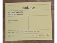 Biodance Vita Niacinamide Gel Toner Pads, Niacinamide + Pineapple Fruit Water, Glutathione, 4.93 oz/140 g, 60 Count - Image 3