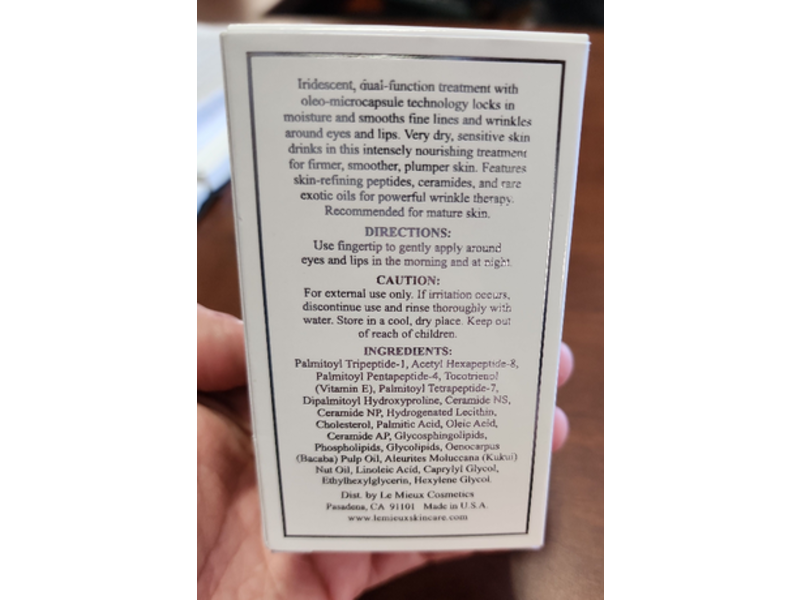 Le Mieux Eye & Lip Cream, 0.5 oz/15 mL