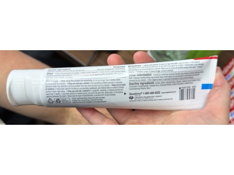 Colgate Total Tootpaste Gel, Whitening, 5.1 oz/144 g