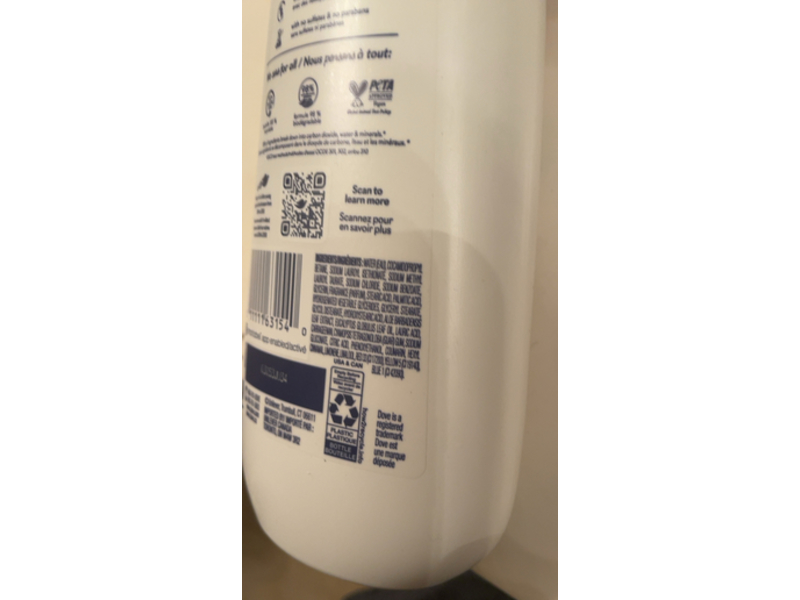 Dove Invigorating Body Wash, Aloe & Eucalyptus Oil, 20 fl oz/591 mL, Pack Of 4