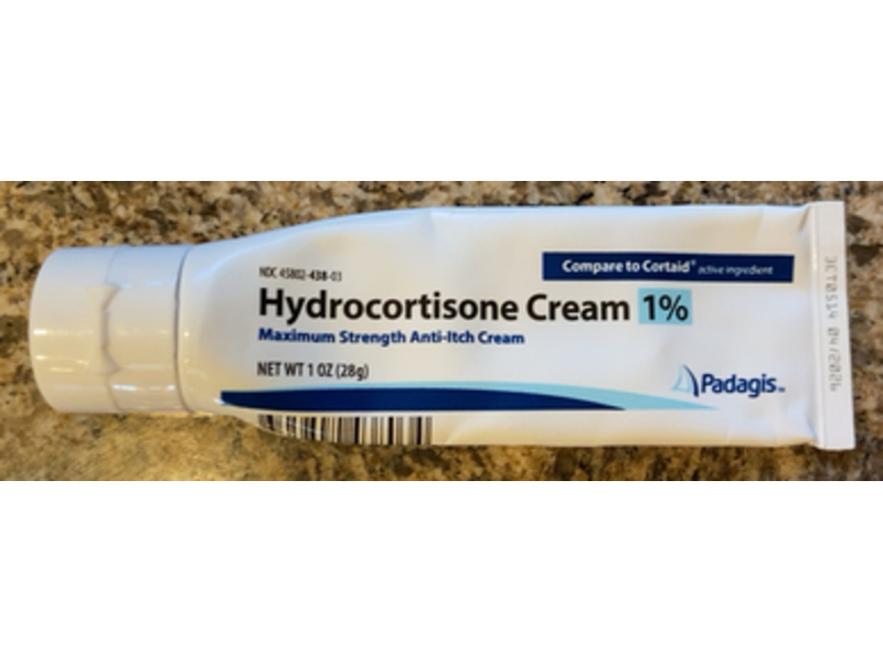 Padagis Maximum Strength Anti-Itch Cream, Hydrocortisone 1%, 1 oz/28 g
