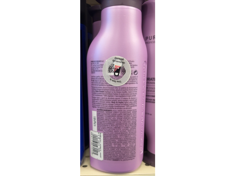 Pureology Hydrate Shampoo, 9 oz/266 mL