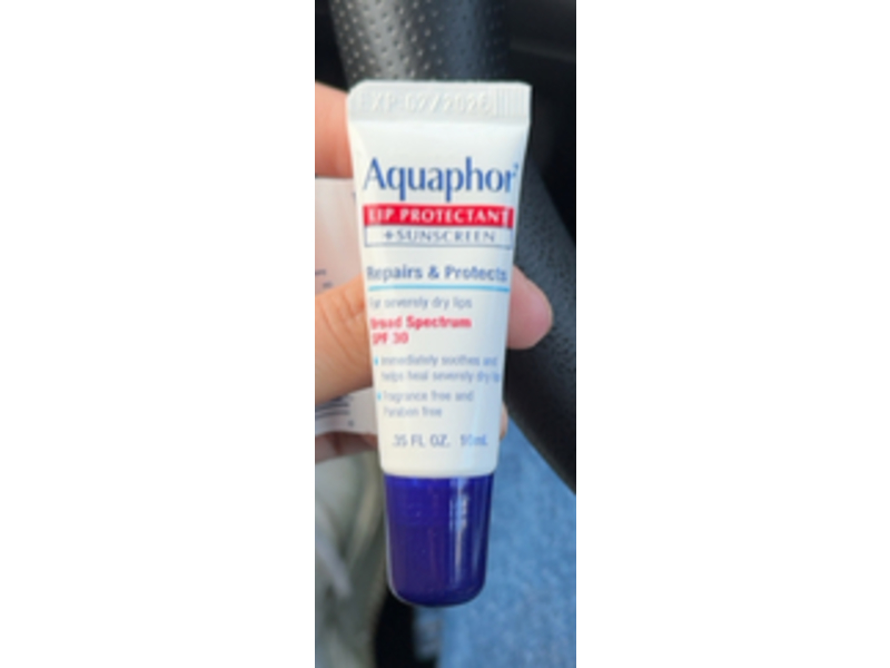 Aquaphor Lip Protectant + Sunscreen, SPF 30, 0.35 fl oz/10 mL