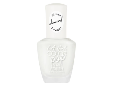 L.A. Girl Color Pop Nail Polish, GNL808 White On, 0.47 fl oz/14 mL