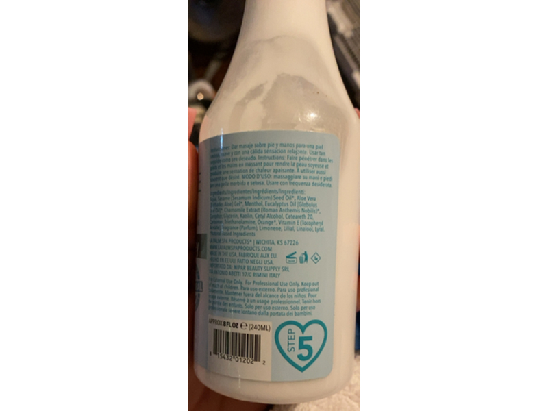 La Palm Healing Therapy Massage Lotion, Milk & Honey, 8 fl oz/240 mL