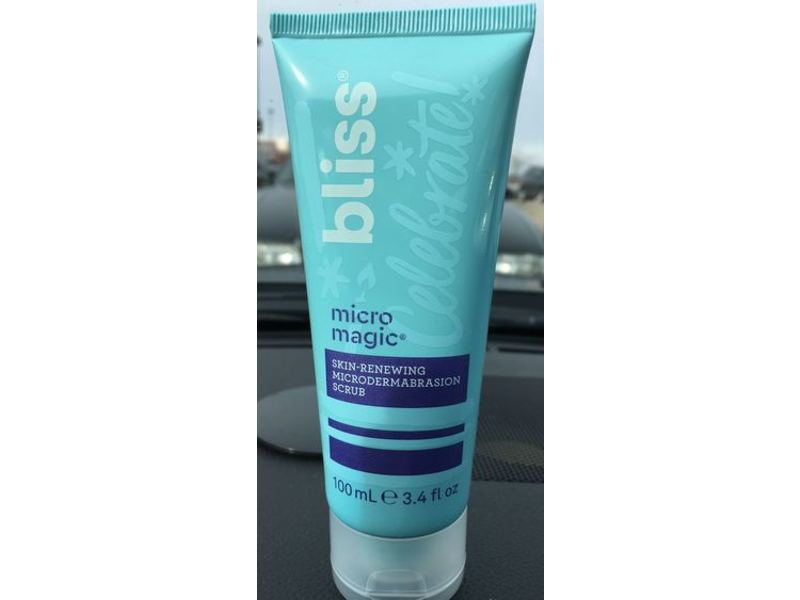Bliss Micro Magic Skin Renewing Microdermabrasion Scrub, 3.4 fl oz/100 mL