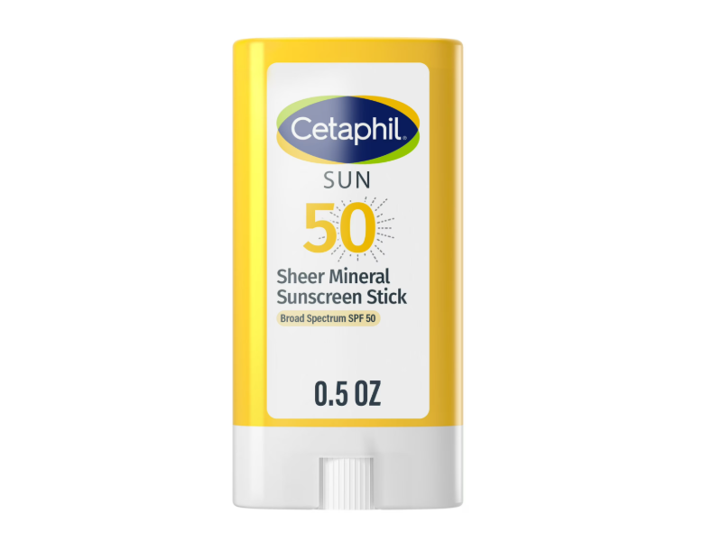 Cetaphil Sheer Mineral Sunscreen Stick, SPF 50, 0.5 oz/14 g