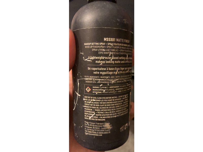 Nyx Professional Makeup Setting Spray, Mssz01 Matte Finish, 6.08 fl oz/180 mL