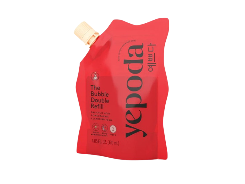 Yepoda The Bubble Double Refill Cleansing Foam, 4.22 fl oz/120 mL