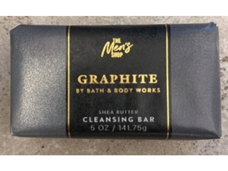 Bath & Body Works Shea Butter Cleansing Bar, Graphite, 5 oz/141.75 g