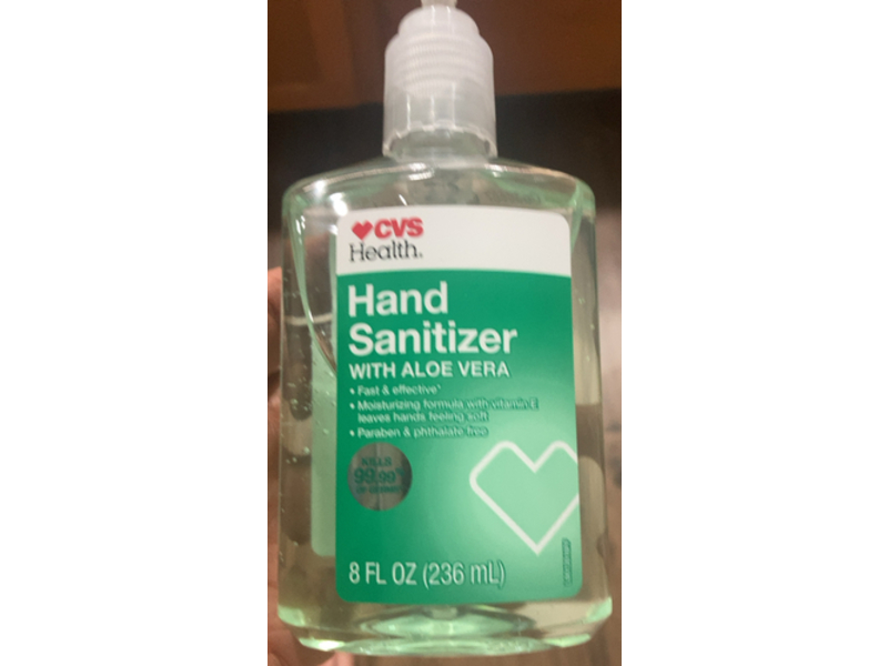 CVS Health Hand Sanitizer with Aloe Vera, 8 fl oz/236 mL