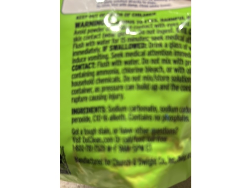 OxiClean Triple Action Free Versatile Stain Remover Powder, 1.81 kg