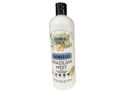 Power Stick Shower Gel, Brazilian Mist, 16 fl oz/473 mL, Pack Of 2