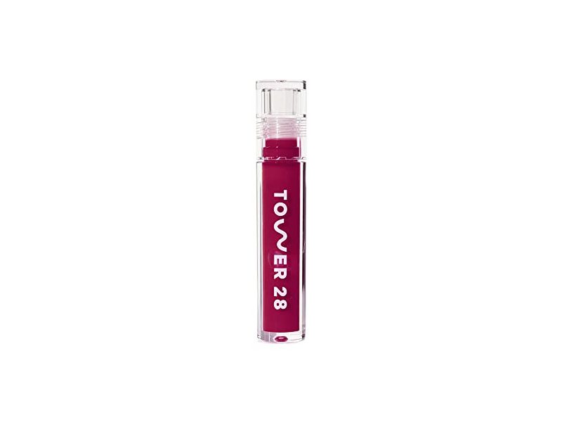 Tower 28 ShineOn Lip Jelly, Wild Sheer Raspberry, 0.13 fl oz/3.9 mL