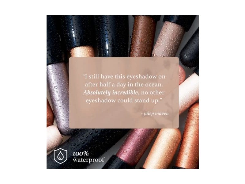 Julep Eyeshadow 101 Crème to Powder Waterproof Eyeshadow Stick, Silver Moonlight Metallic