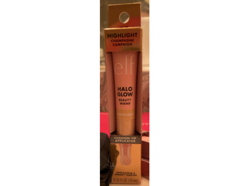 e.l.f. Cosmetics Halo Glow Beauty Wand Highlight, Champagne Campaign, 0.33 fl oz/10 mL