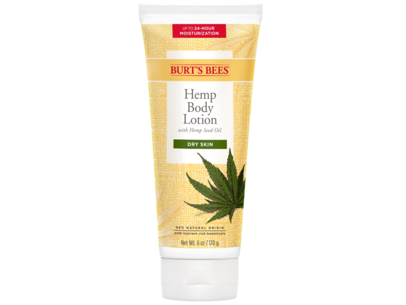 Burt's Bee Hemp Body Lotion, Hemp Seed Oil, 6 oz/170 g