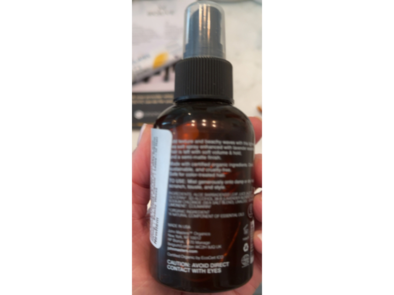 John Masters Organics Sea Mist Spray, Sea Salt & Lavender, 4.2 fl oz/125 mL