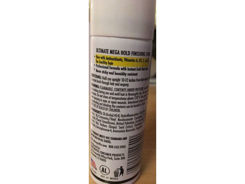 Salon Grafix Freezing Hair Spray, Mega Hold, 1.5 oz/43 g