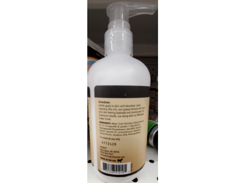 Dionis Goat Milk Body Lotion, Vanilla Bean, 8.5 oz/ 240 g