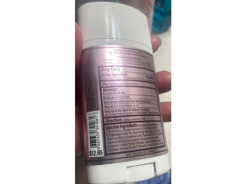 Bath & Body Works Antiperspirant Deodorant, A Thousand Wishes, 2.7 oz/77 g