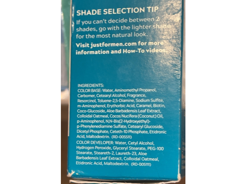 Just For Men Mustache & Beard Facial Hair Color, Light-Medium Brown, Pack Of 3