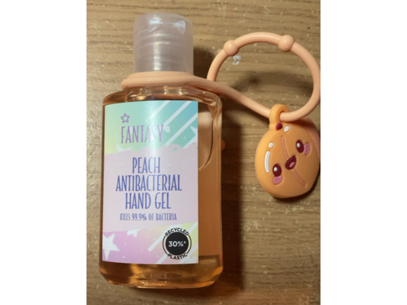 Fantasy Antibacterial Hand Gel, Peach, 60 mL