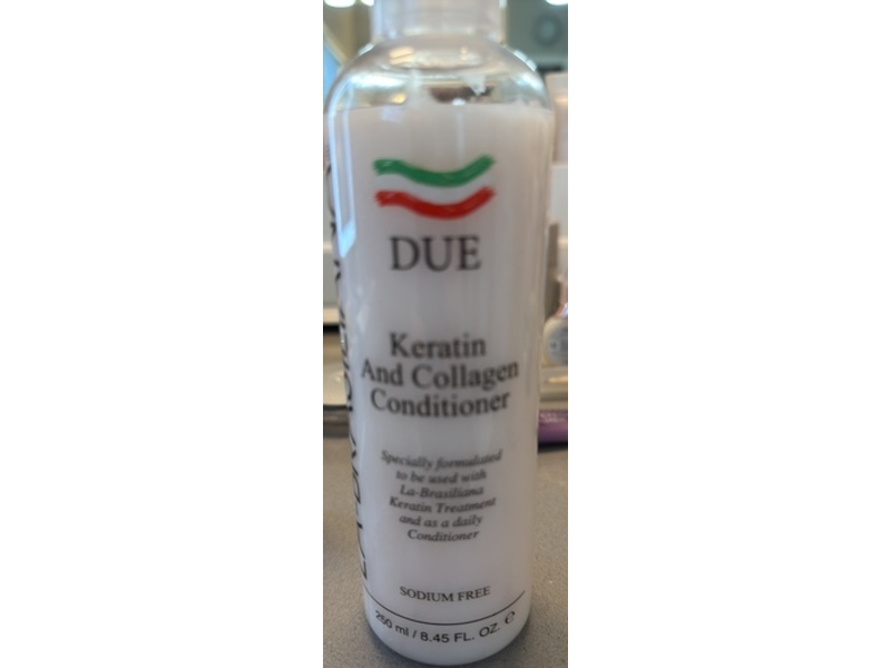 La-Brasiliana Due Keratin & Collagen Conditioner, 8.45 fl oz/250 mL