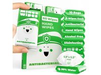 Minee Antibacterial Hand Wipes, 6 Count, Pack Of 10 - thumbnail 1