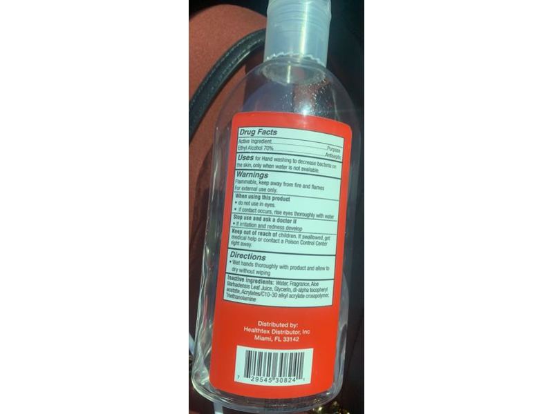 Dr. Sana Hand Sanitizer, Moisturizing With Aloe Vera & Vitamin E, 8 fl oz