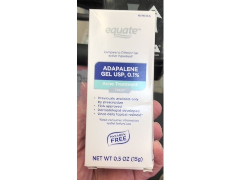 Equate Adapalene Acne Treatment Gel, 0.5 oz/15 g