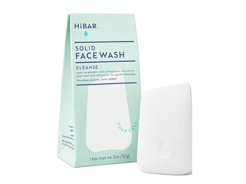 Hibar Solid Cleanse Face Wash Bar , 2 oz/57 g