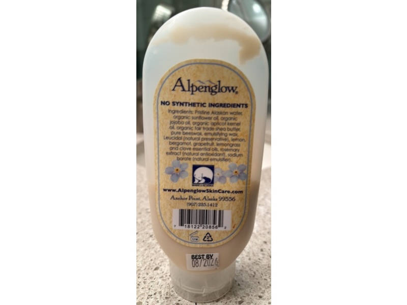 Alpenglow Shea Butter Hand & Body Lotion, Forget-Me-Not, 8 fl oz/237 mL