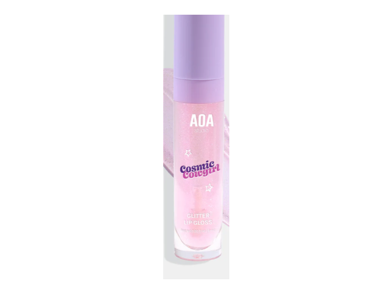 AOA Studio Cosmie Glitter Lip Gloss, Wild West, 0.20 fl oz/6 mL